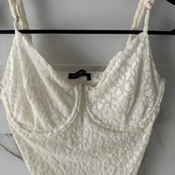 NAKED WARDROBE | SHEER ANIMAL PRINT BODYSUIT - Picture 2 of 4